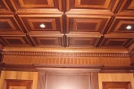 Кессонные потолки и стеновые панели из дерева