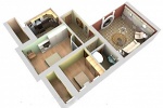 3D планировка квартиры