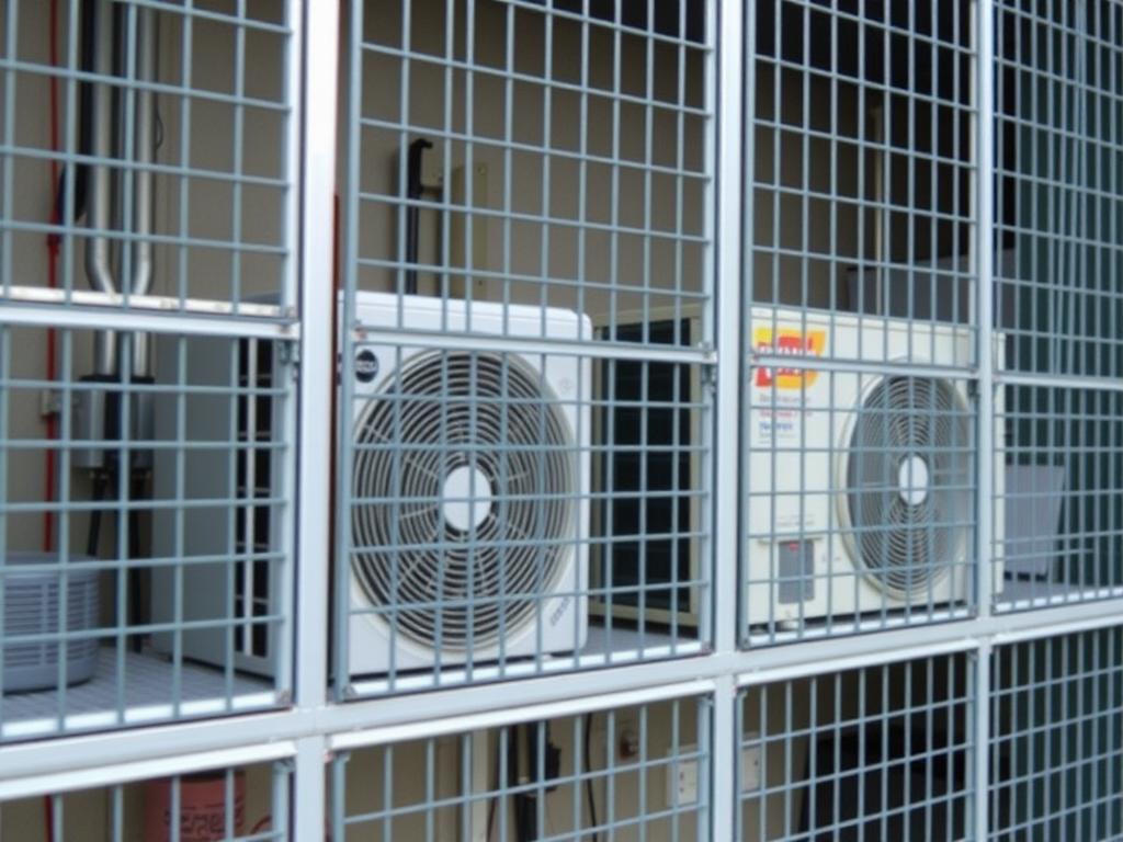 metal protective cages for air conditionersфото
