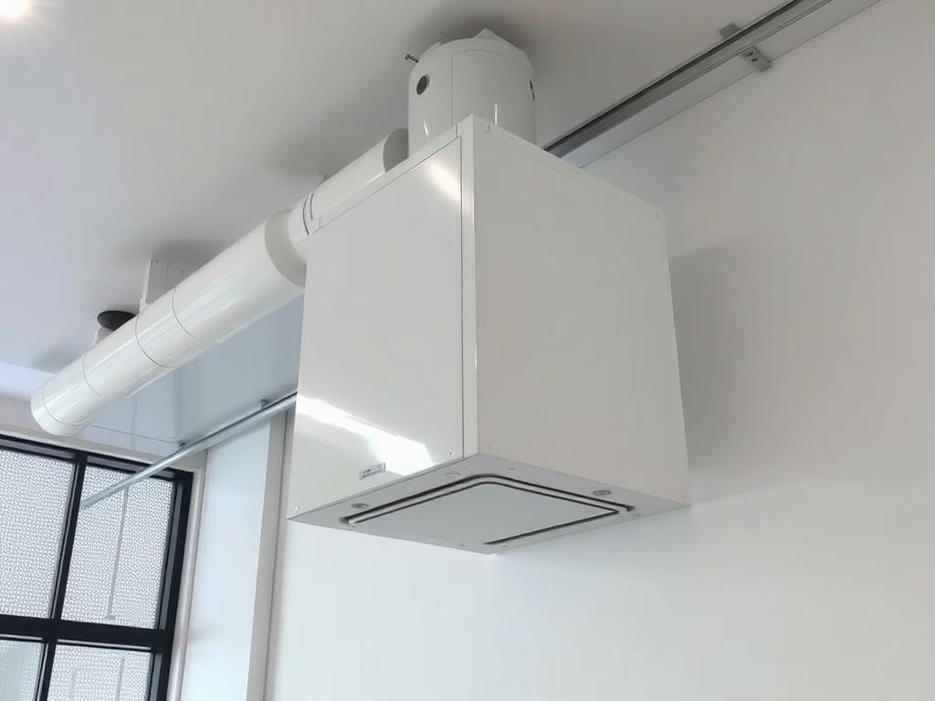 installation of a ventilation station for commercial premisesфото