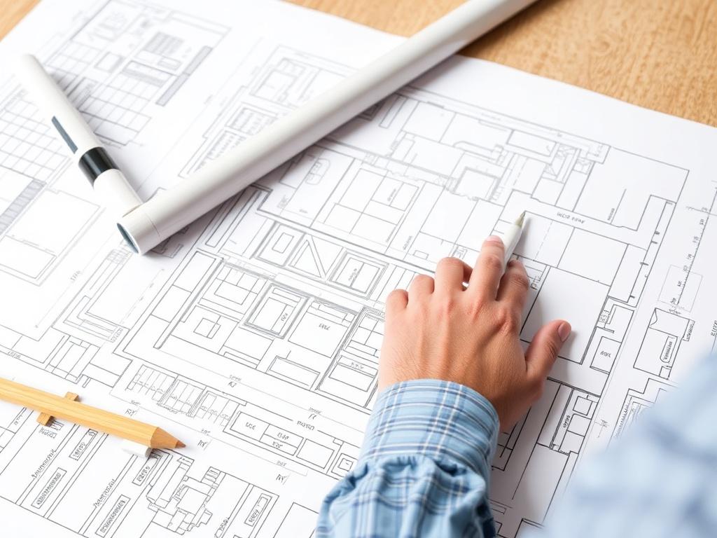     Understanding construction drawings and blueprints. Die Struktur eines Bauplans verstehen