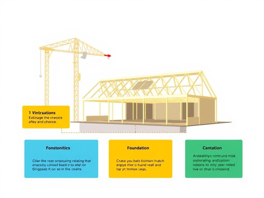 Der Bauablauf: Von der Gründung bis zum Dachstuhl.. Useful templates and checklists to keep on site