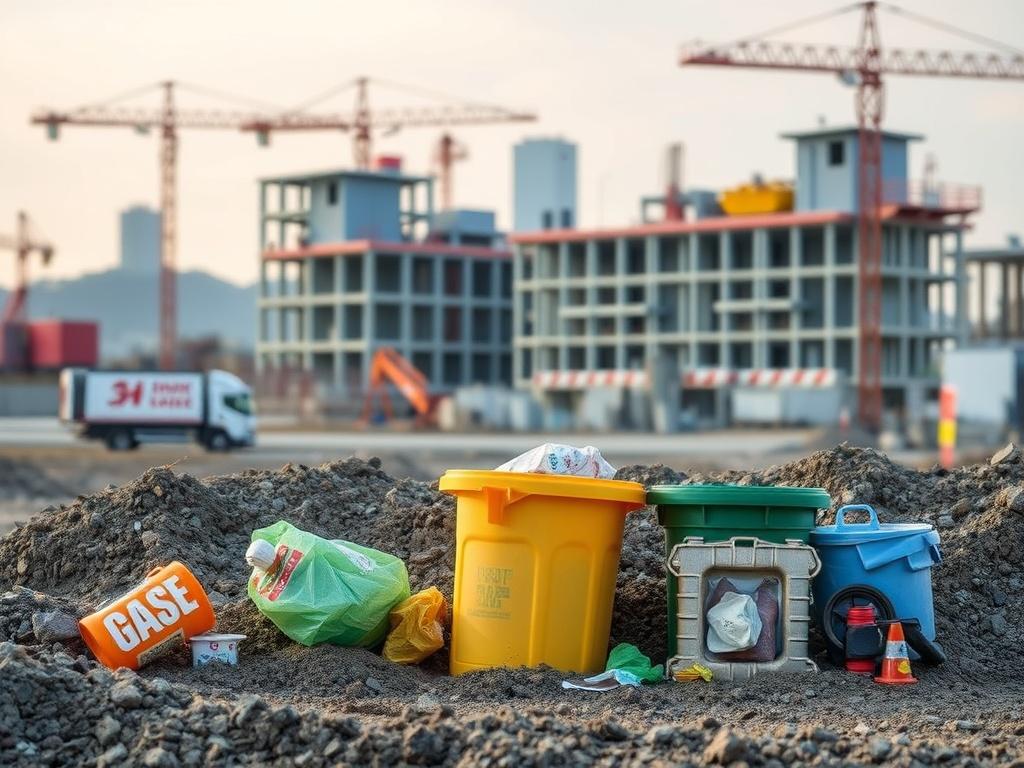     Cómo manejar y reducir los desperdicios en una construcción.. Tabla práctica: tipos de residuos, causas comunes y medidas de reducción