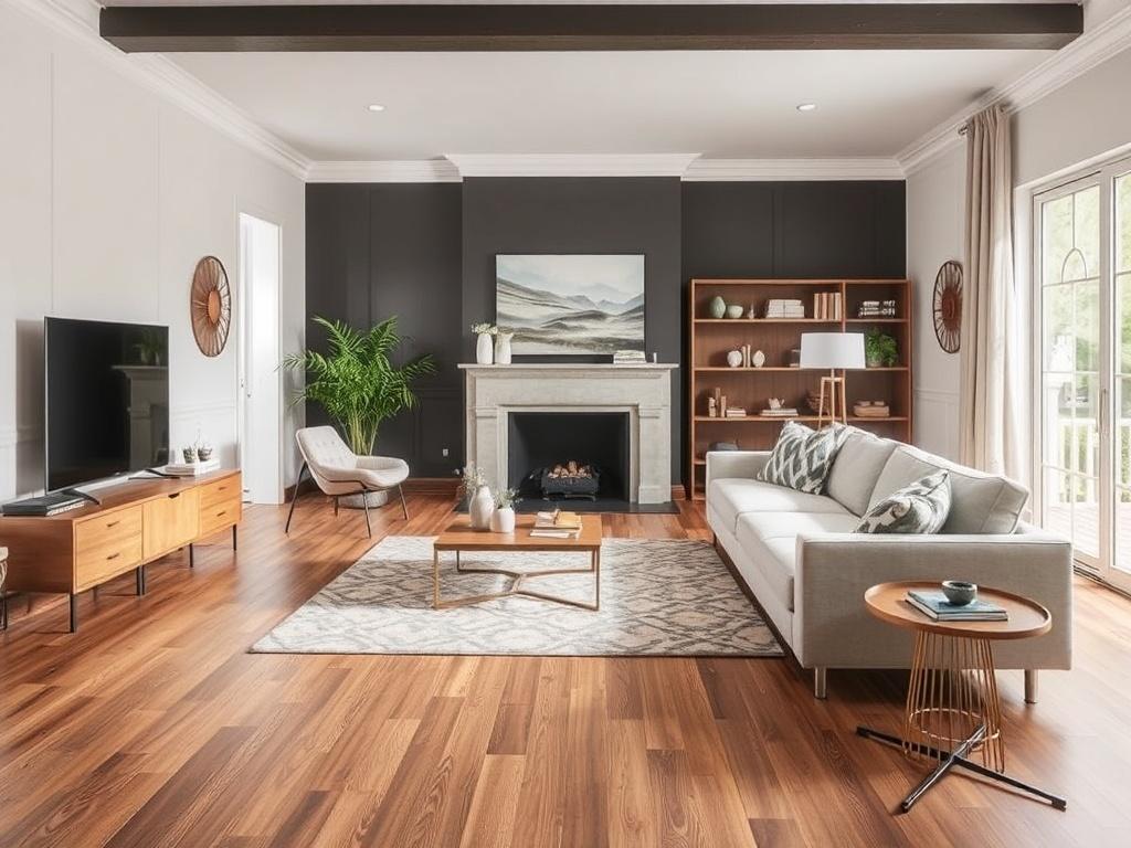 Der richtige Bodenbelag für jeden Raum: Von Laminat bis Designboden.. 2. Wohnzimmer: Der Platz für Komfort und Stil