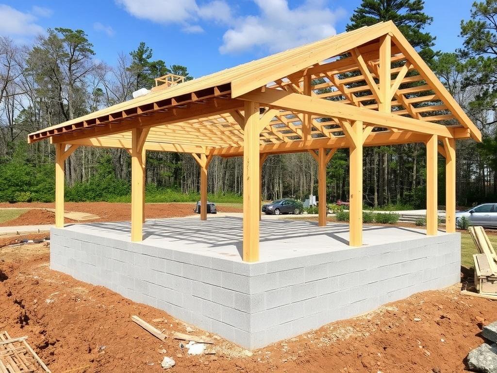 Der Bauablauf: Von der Gründung bis zum Dachstuhl.. Foundations and Gründung: where it all begins